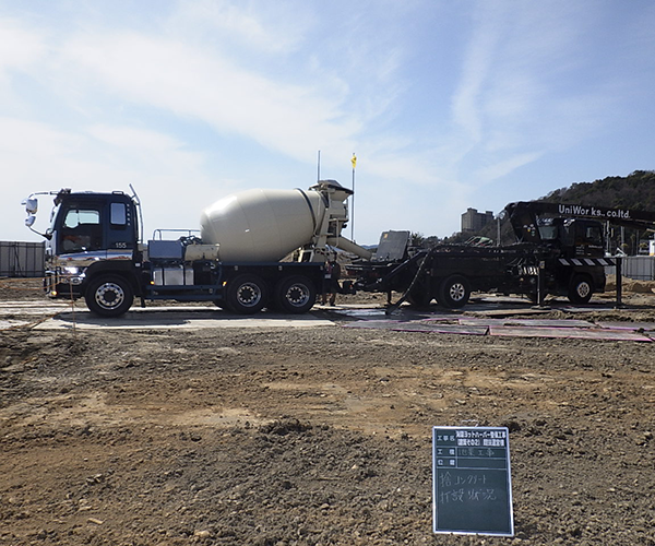 海陽ヨットハーバー整備工事　捨てコンクリート打設工事1