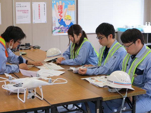 土木部新入社員安全講習・現場研修2