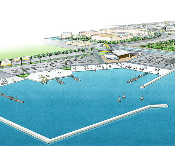 海陽ヨットハーバー整備工事 撮影2