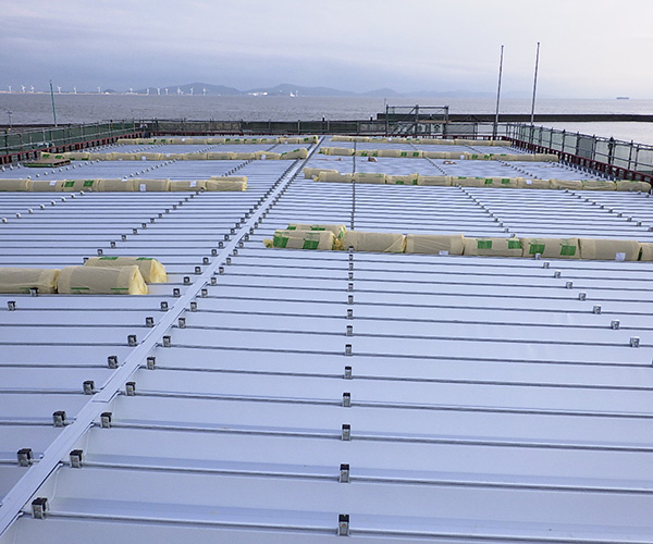 海陽ヨットハーバー整備工事 屋根工事1