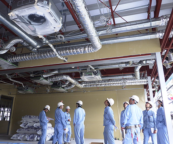 若手社員現場見学会1