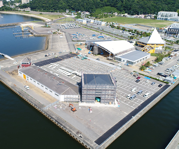 海陽ヨットハーバー整備工事 空撮写真4