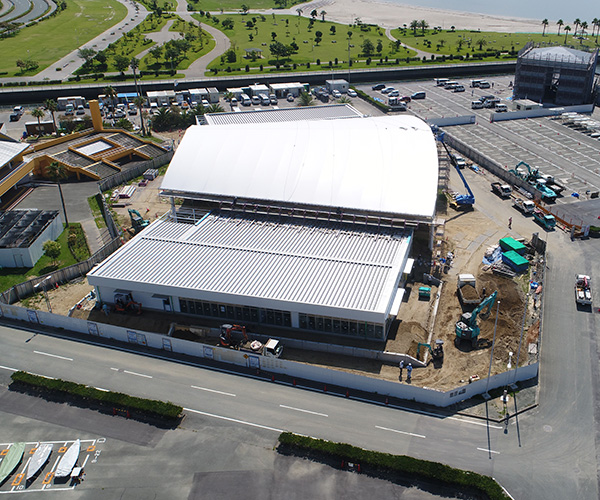 海陽ヨットハーバー整備工事 空撮写真3