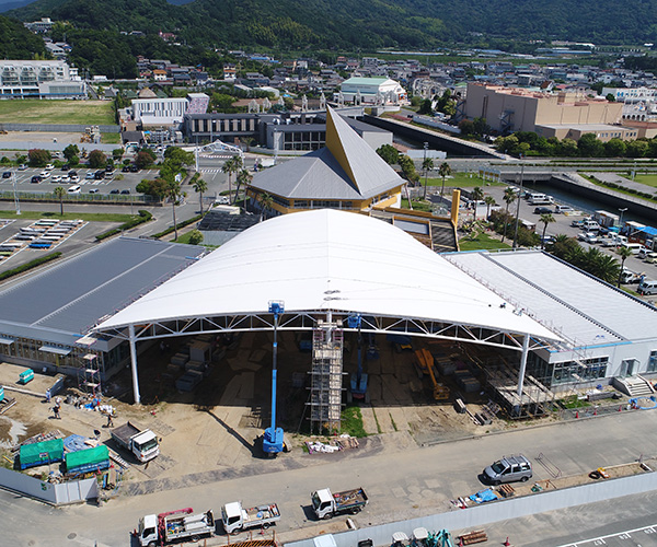 海陽ヨットハーバー整備工事 空撮写真2