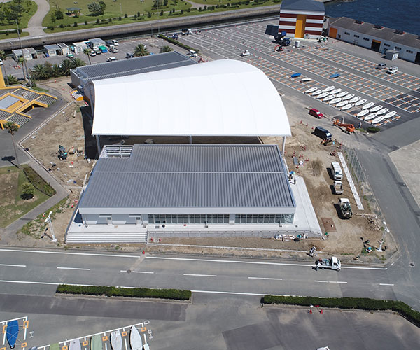 海陽ヨットハーバー整備工事 空撮写真3