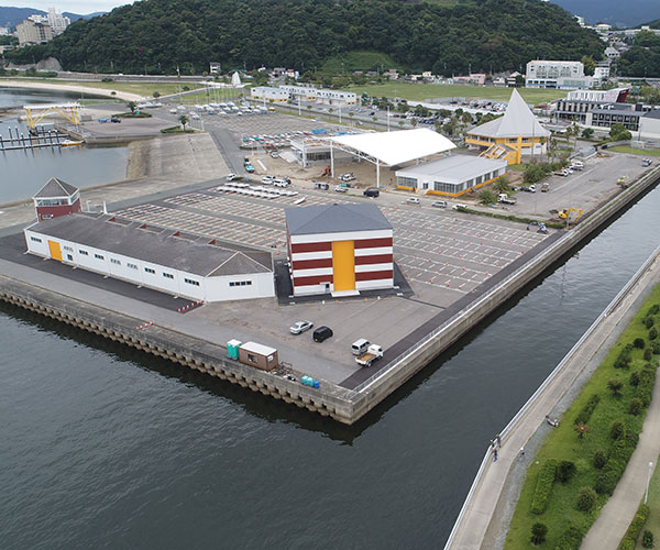 海陽ヨットハーバー整備工事 空撮写真2