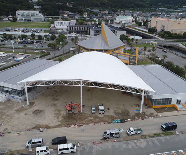 海陽ヨットハーバー整備工事　空撮写真