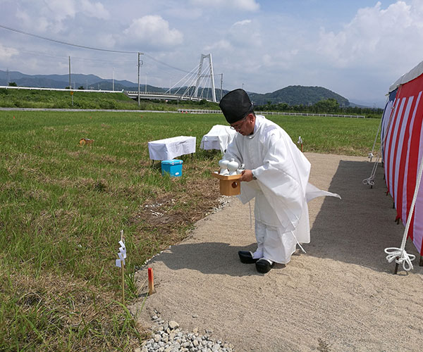 株式会社シンワ御津工場建設工事 地鎮祭2