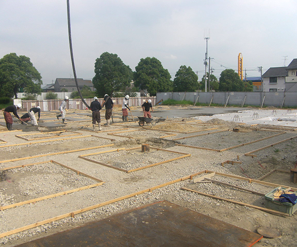 富士文化幼稚園 基礎工事1