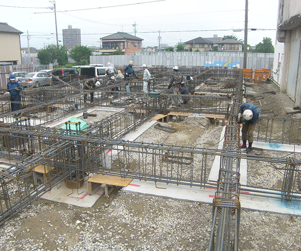富士文化幼稚園　基礎工事1