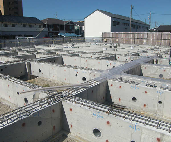 富士文化幼稚園　基礎工事1