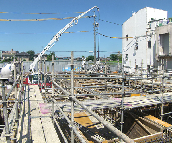 富士文化幼稚園　基礎工事1