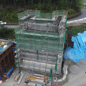 平成29年度　設楽ダム設楽根羽線1号橋下部工事④